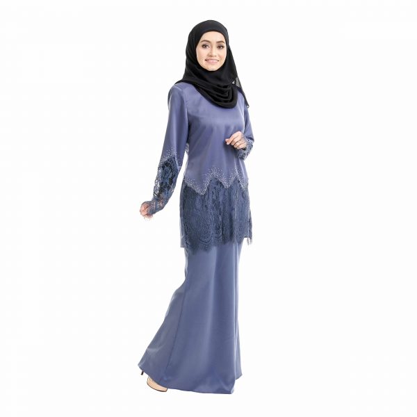 Aimi Kurung Aegen Blue Right Side