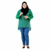Sinar Blouse Lime Green Color Front