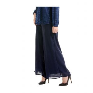 Suria Palazzo Pants Dark Blue Side